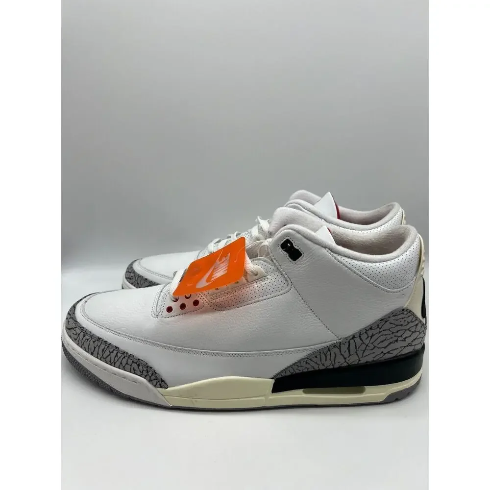 Nike Air Jordan 3 Retro White Cement Reimagined DN3707-100 Mens Size 18 New